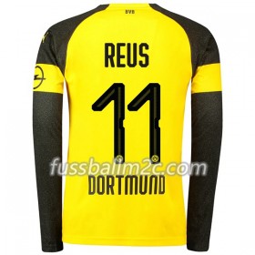 Fußballtrikots Borussia Dortmund Reus 11 Heim Trikotsatz 2018-2019 Langarm